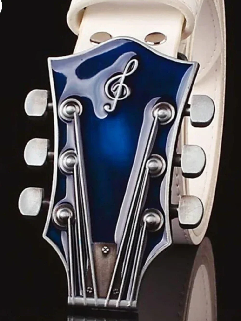 Guitar Head Musicians belt buckle See All 5 Colors
